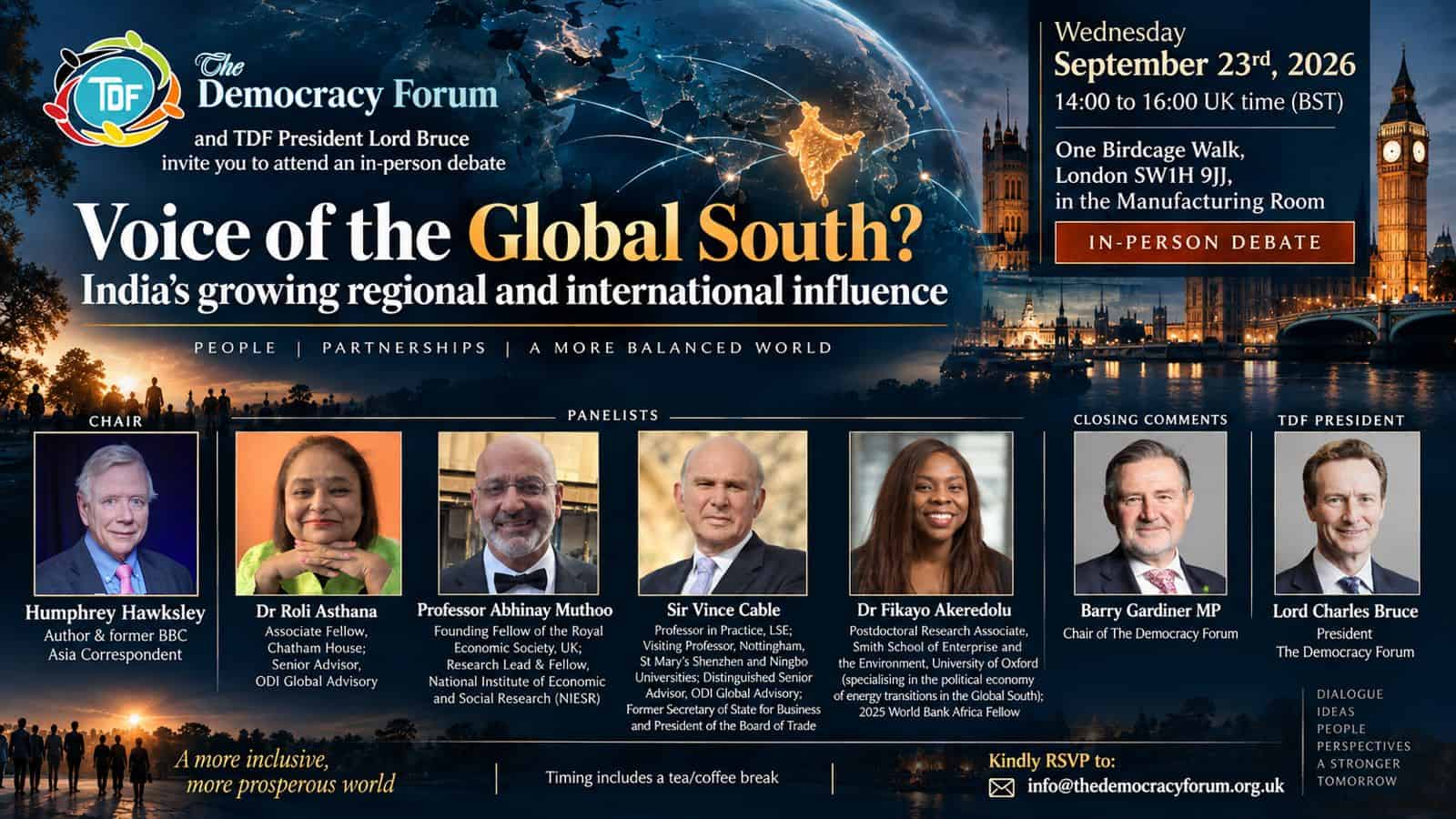 Poster: oice of the Global South? India's growing regional and international influence