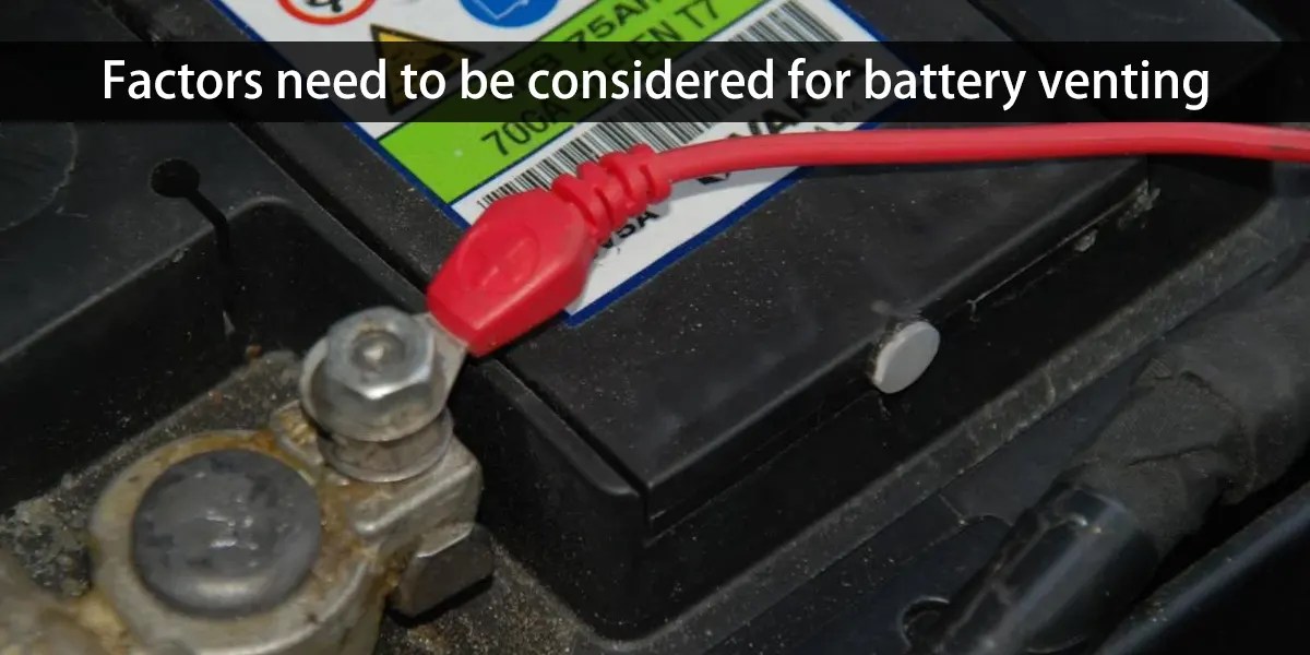 Battery venting