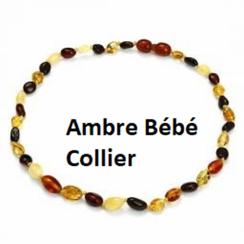 Accueil Collier bébé Ambre multicolor Ambrexcellence