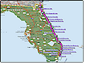 I 95 Interstate 95 Highway Road Maps Traffic And News Interstate 95 Florida Map Small 