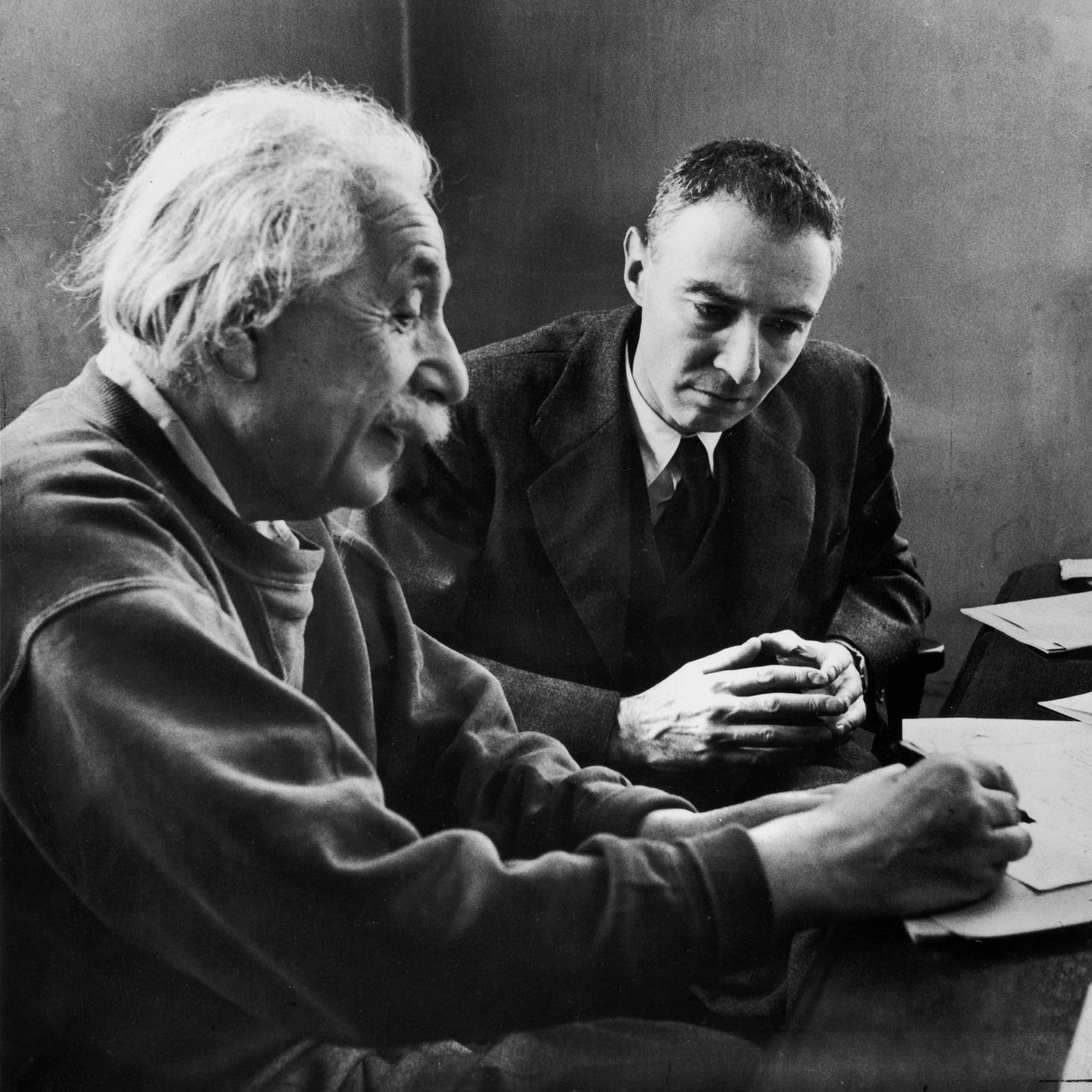 Einstein oppenheimer meme einstein and oppenheimer me