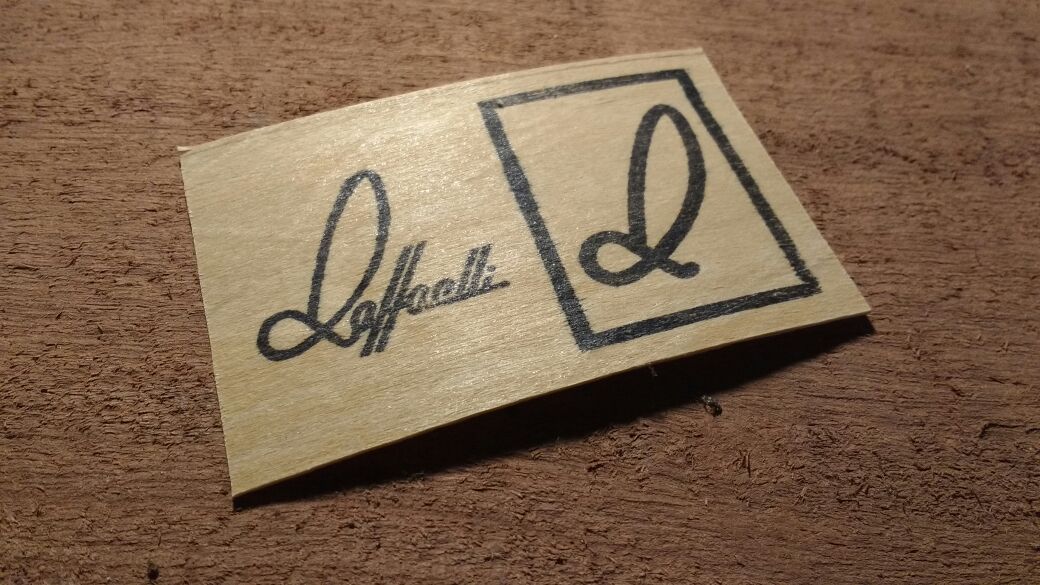 Tarjetas de madera para Raffaelli Guitarras