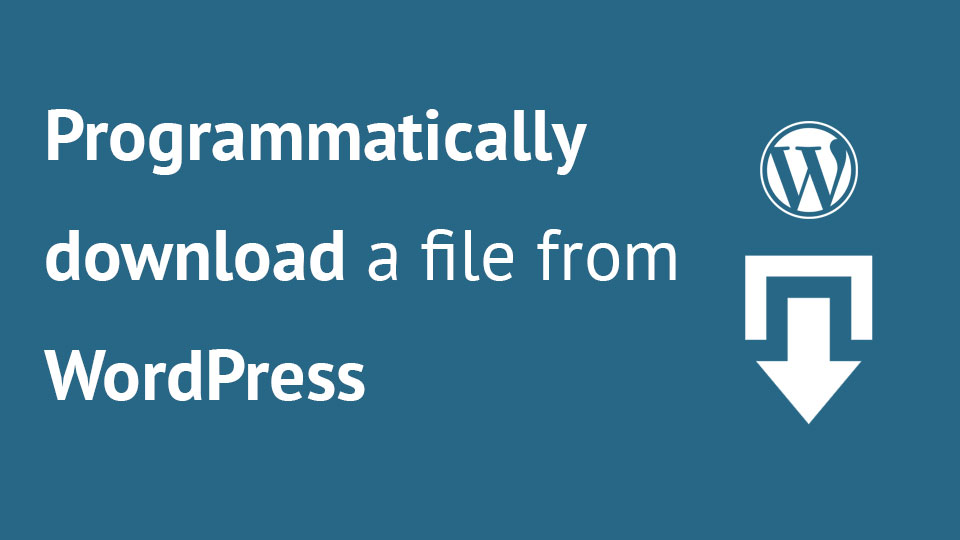 Chromebooks are great at so many things. Programmatically Download A File From Wordpress Igor Benic
