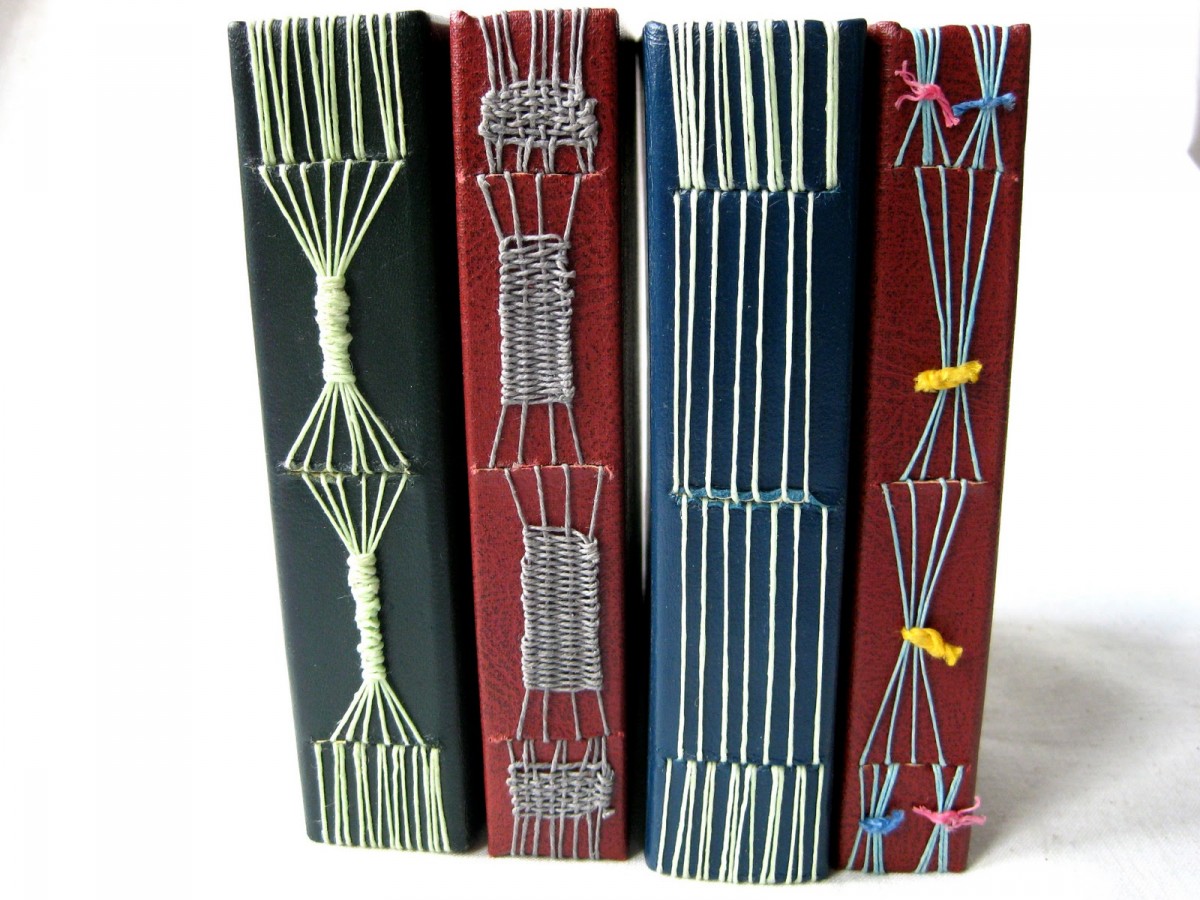 Long Stitch Weaving Examples Bookbinding iBookBinding Bookbinding