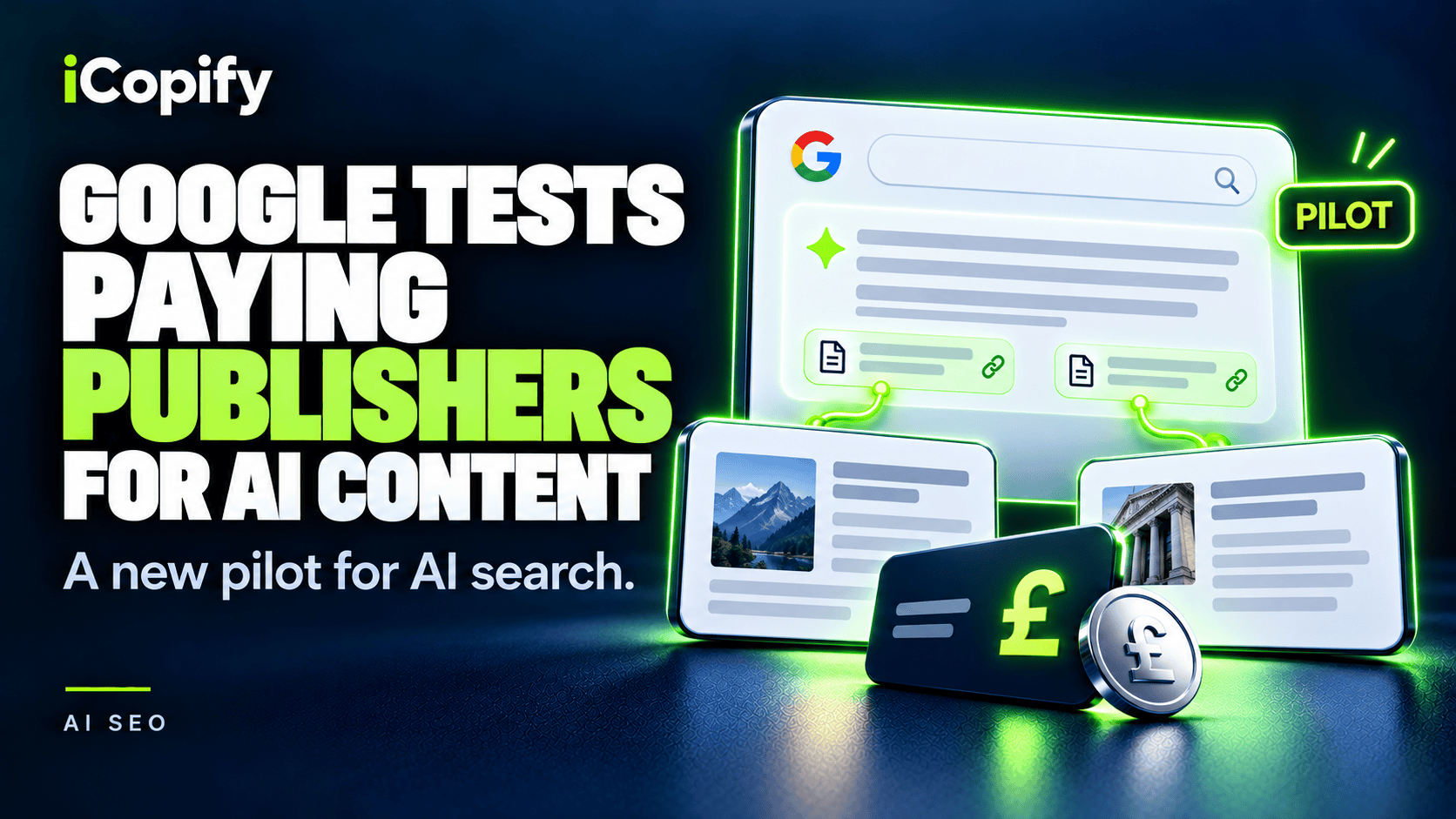 Google paying publishers for AI content through a process connecting publisher articles, AI-generated search answers and direct compensation.