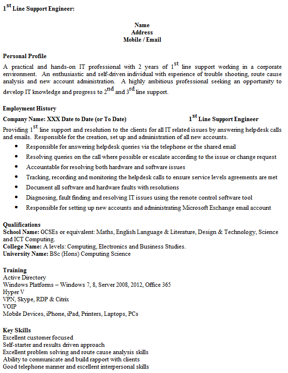 A cover letter serves as a formal introduction to your resume, and allows you to expand on various aspects of your work history. Help Desk Technician Cover Letter Help Desk Advice