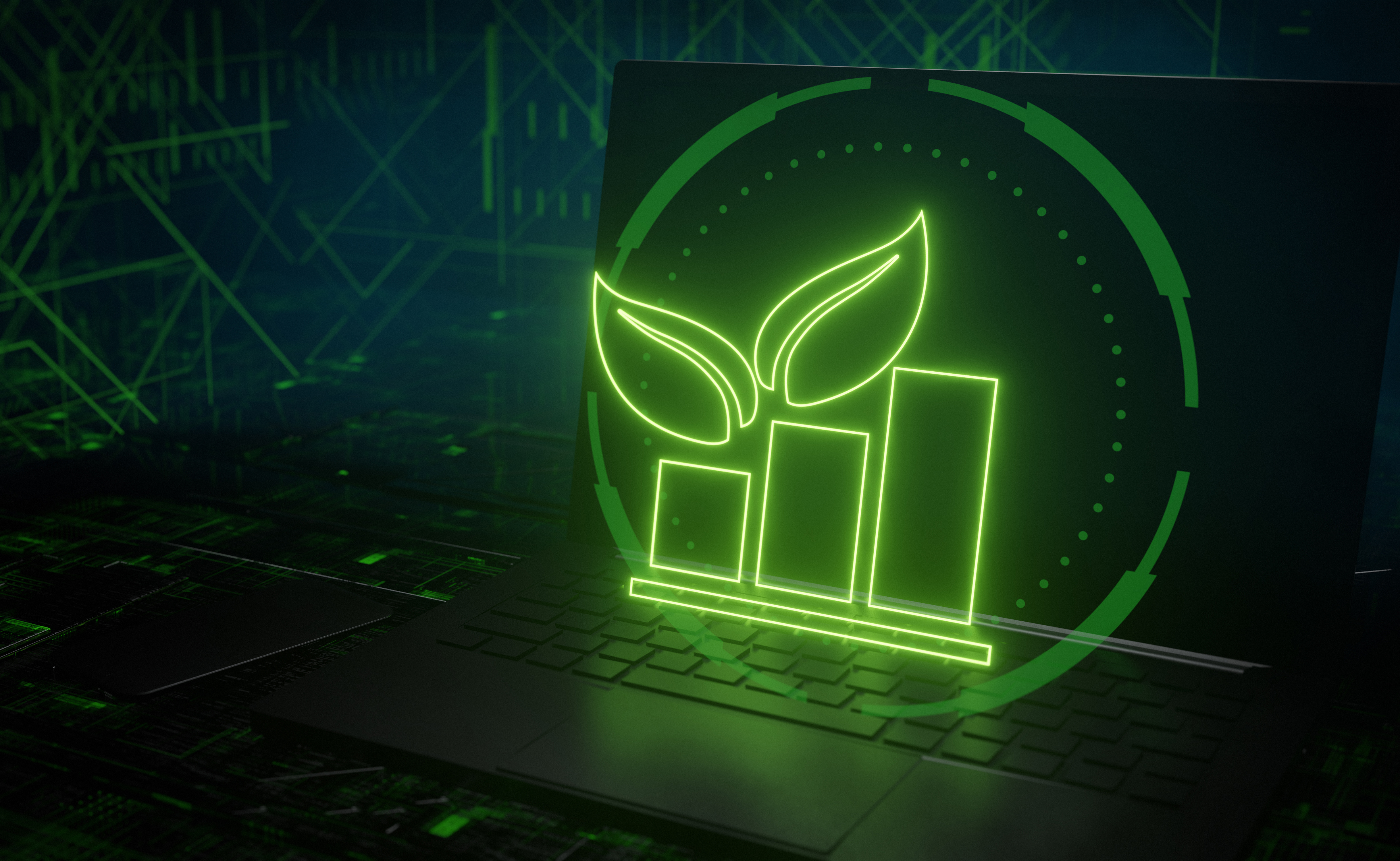 Sustainability Initiatives Learn Kernel - Modern Minimal Wallpaper - Retina