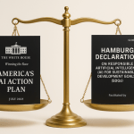 A Comparative Analysis: American AI Action Plan & Hamburg Declaration on Responsible AI for the SDGs
