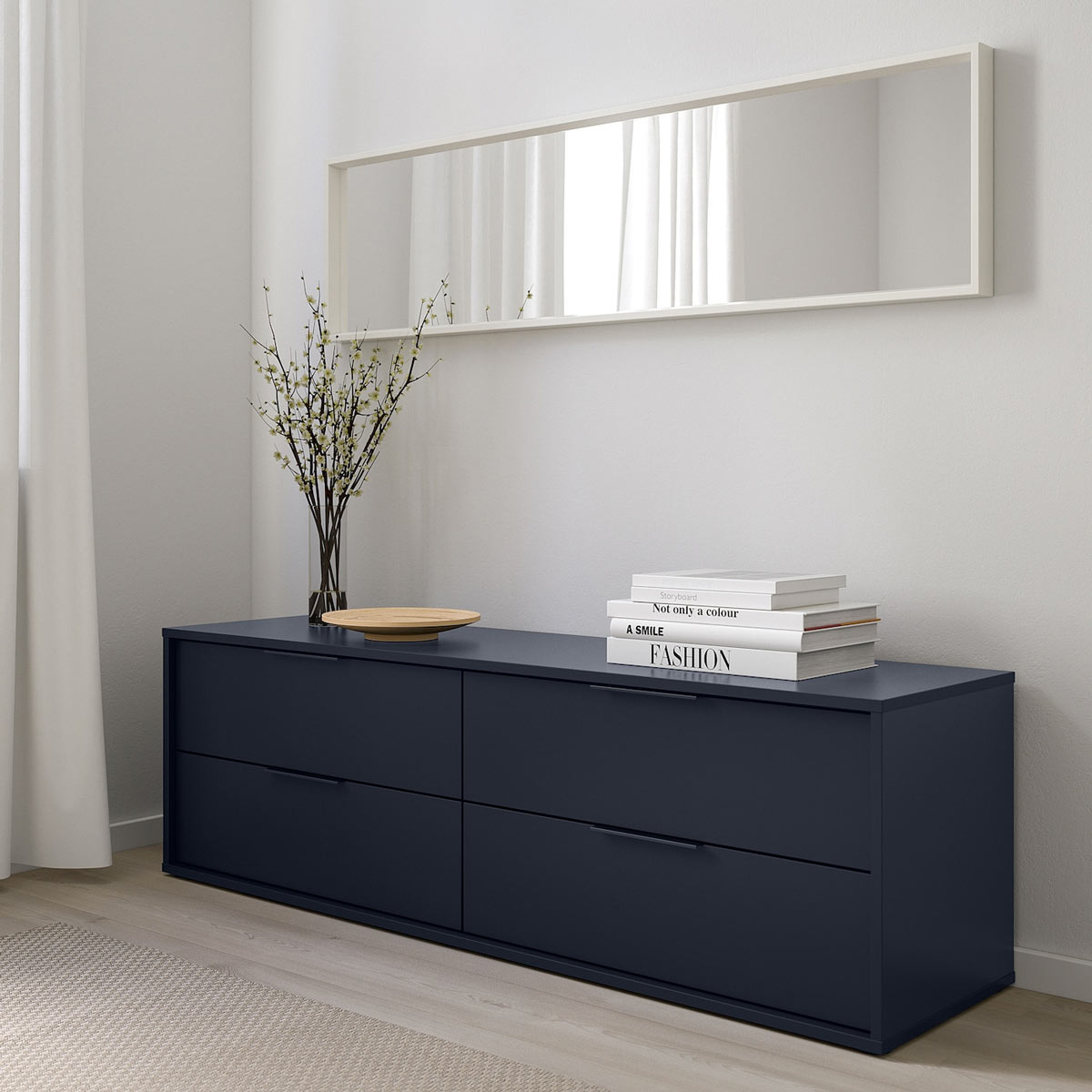 MALM Cassettiera con 6 cassetti - impiallacciato rovere ...