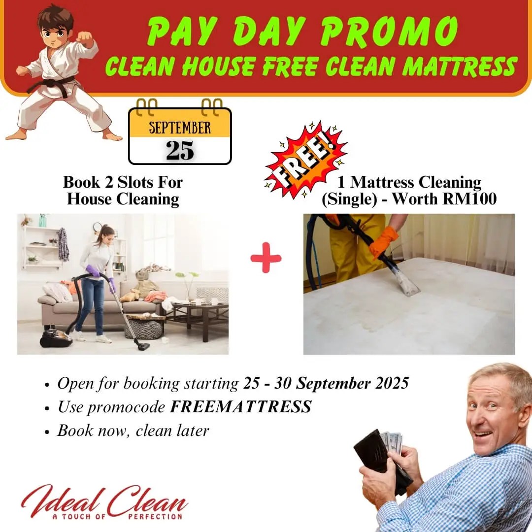 IdealClean Payday Promotion September 2025