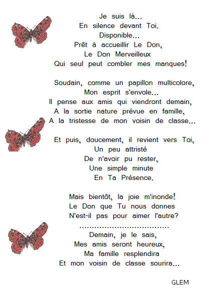 Quelques prières pour les rencontres de catéchèse