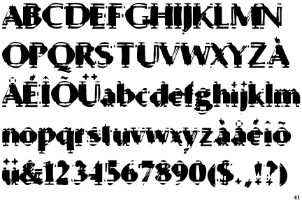 Identifont Exploding Font Company - Abstract Patterns - Modern 4K Collection