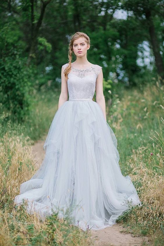 Sparkling, Glittering & Silver Wedding Gowns