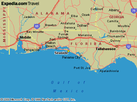 Map Of Seaside Beach Florida Map7 