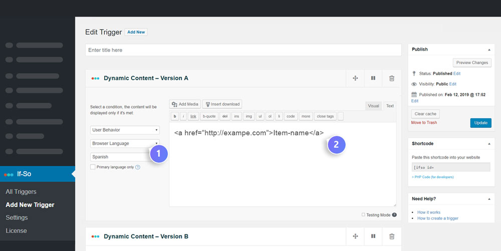 The best way to add new content to the website from the back end, like blog posts, products, . Dynamic Wordpress Menu Items If So Dynamic Content