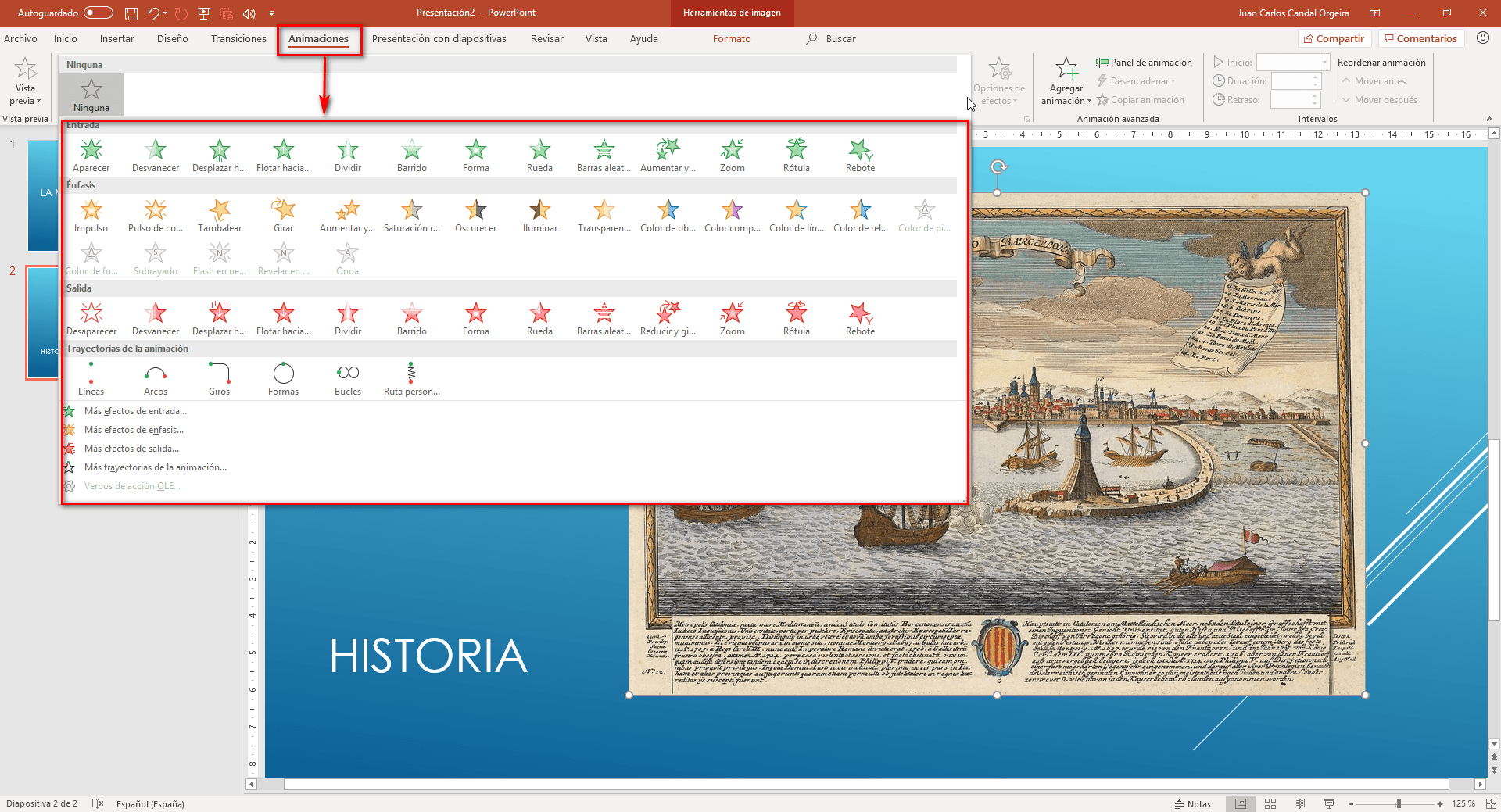 Añadir animaciones en PowerPoint 👨‍🎓 Instituto Galego de Formación