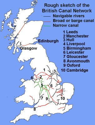 Background Information Canals Rivers And Coastal Shipping Can Map1 