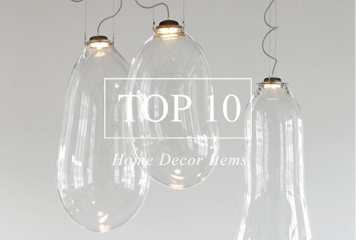 Glass home decor items