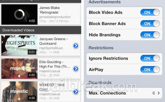 YourTube For IOS6 Tweak Is A YouTube Downloader For IOS