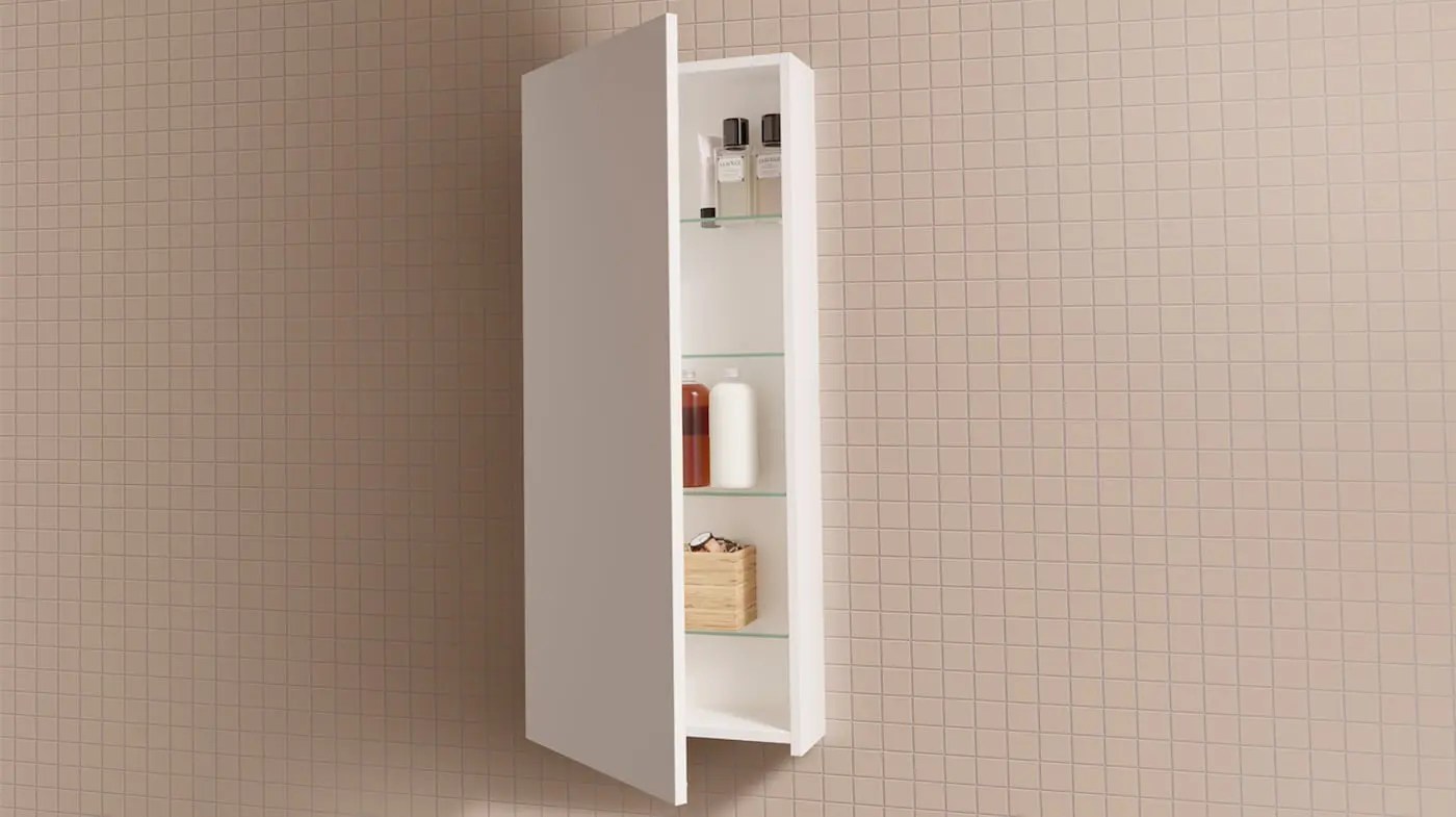 Ikea bathroom storage wall mount