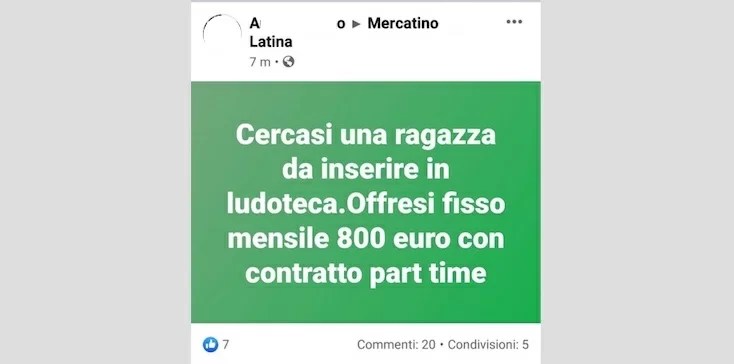 Latina, Dall'offerta Di Lavoro Alle Domande Di 'Cacca': Segnalata 'Imprenditrice' Con La Passione Per Le Feci 364_x_734_jpg