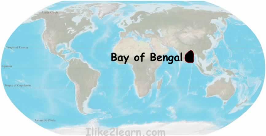World Map Bay Of Bengal BayofBengal 