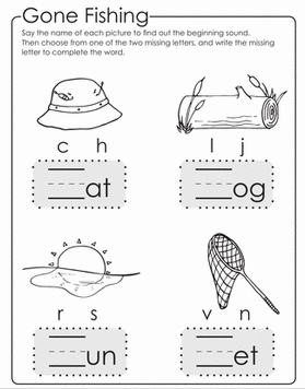 10 free phonics worksheets for kindergarten online
