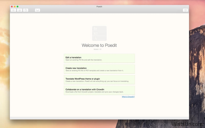 Poedit for Mac 1.8.4 破解版 – 优秀的 PO 文件编辑翻译工具