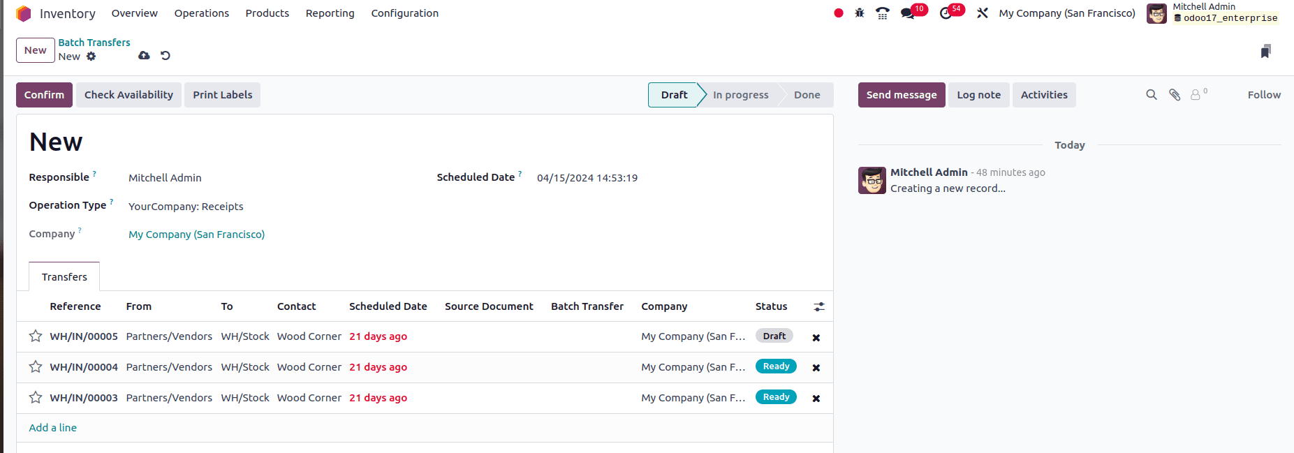 An Overview of Batch Transfer, Wave Transfer, & Cluster Picking in the Odoo 17 Inventory (6) An Overview of Batch Transfer, Wave Transfer, & Cluster Picking in the Odoo 17 Inventory (6)