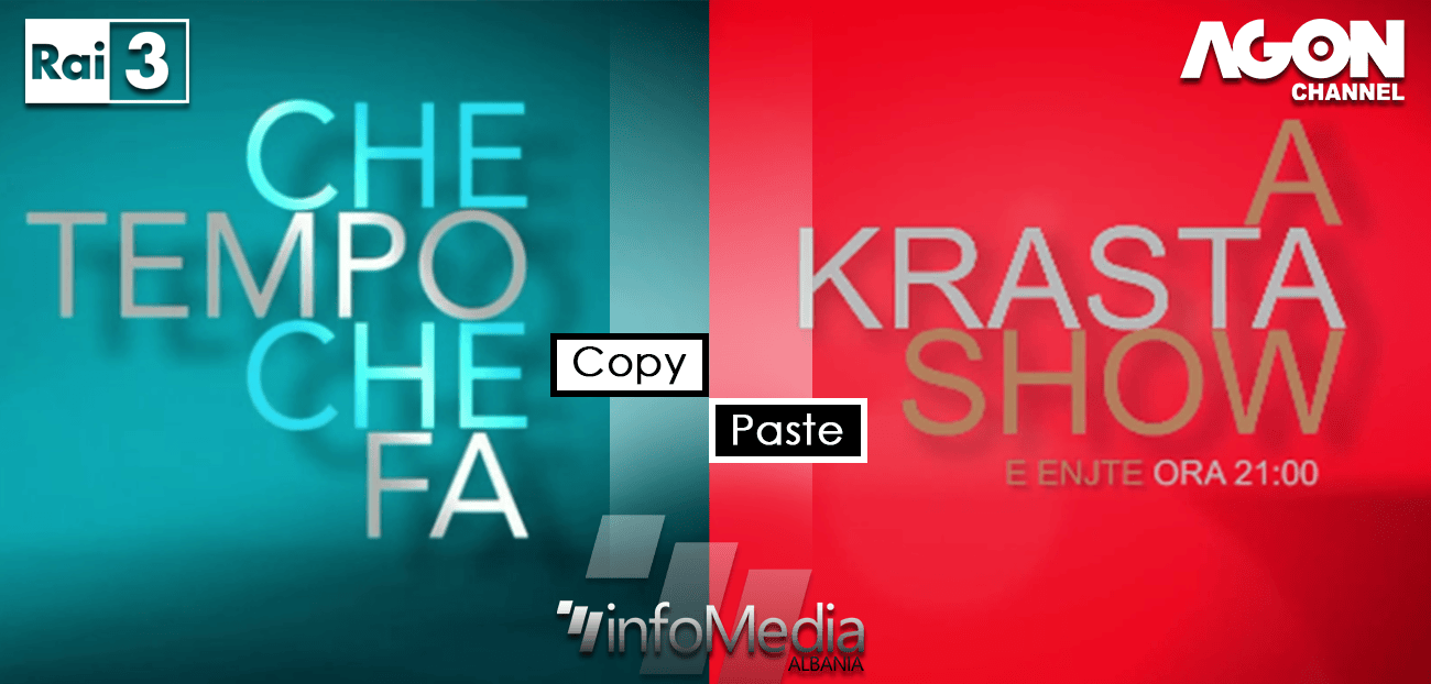 “A Krasta Show” kopjon logon e “Che Tempo Che Fa”