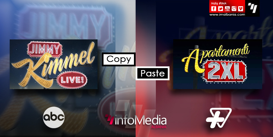 Logoja zyrtare e “Apartamenti 2XL”, një kopje e talk show-t amerikan “Jimmy Kimmel LIVE”