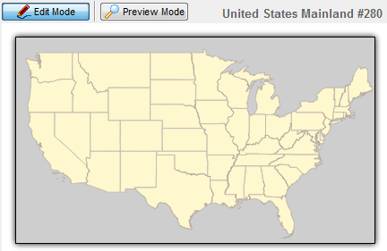 Free Editable Us Map Template Editing Preview Screen.