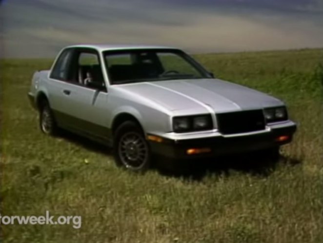 Imcdb.org: 1986 buick somerset t-type in "motorweek, 1981-2020"