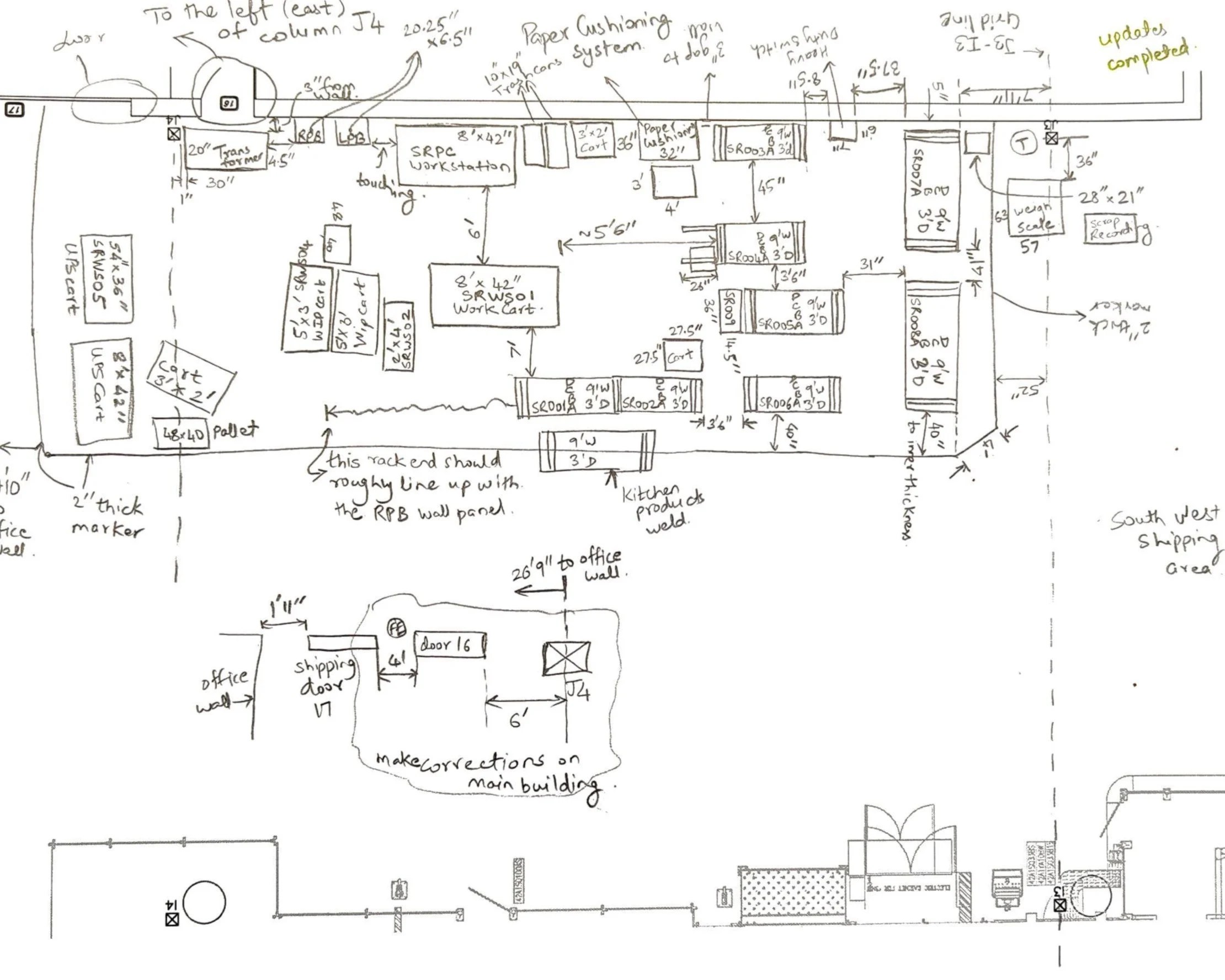 sketch, analysis, field measurement