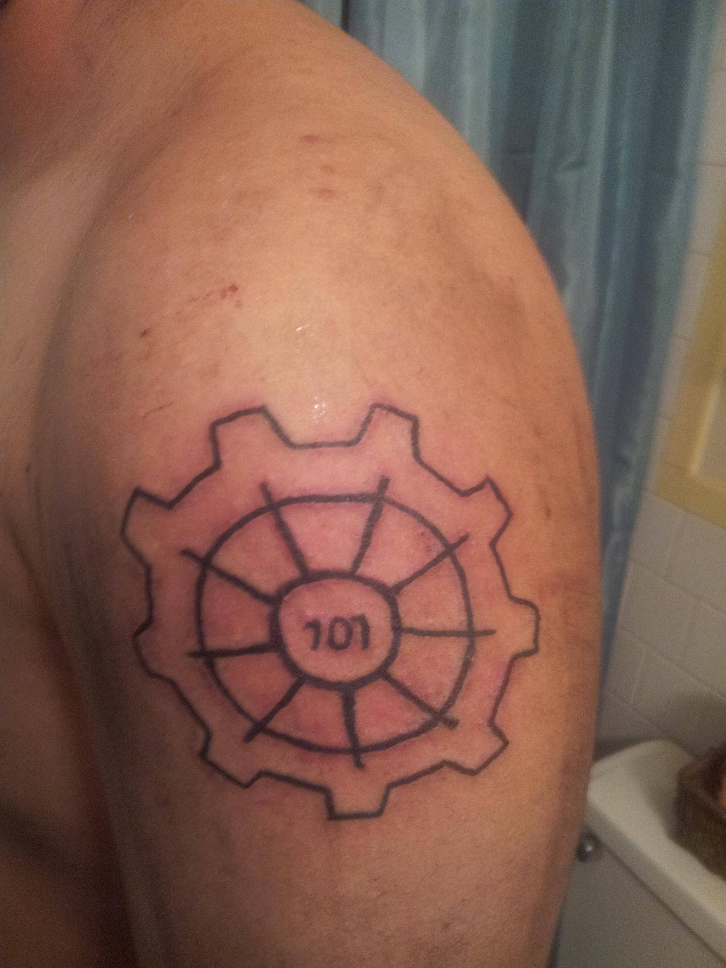 Finally Got The Tattoo I Wanted I Feel Like You Guys Will Appreciate It Fallout