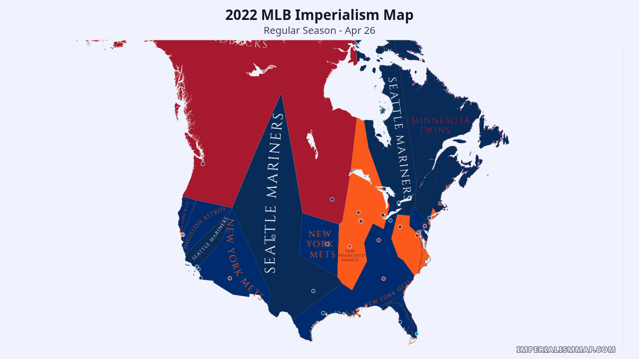 2025 26 NBA Imperialism Map Mlb 