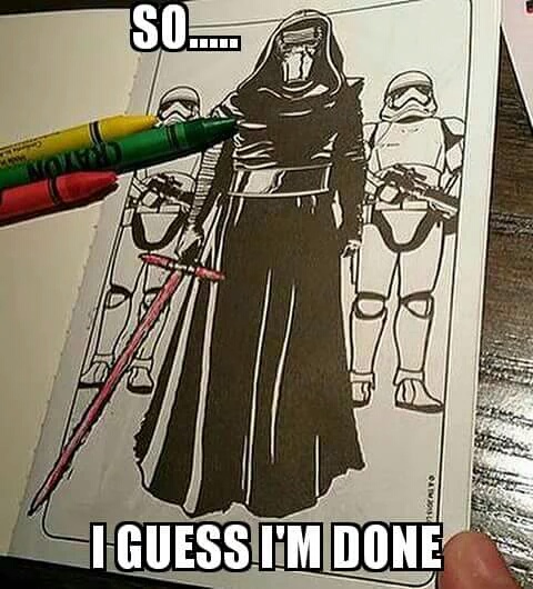 Thanks Star Wars for the worst coloring activity ever - EMPIRE Media