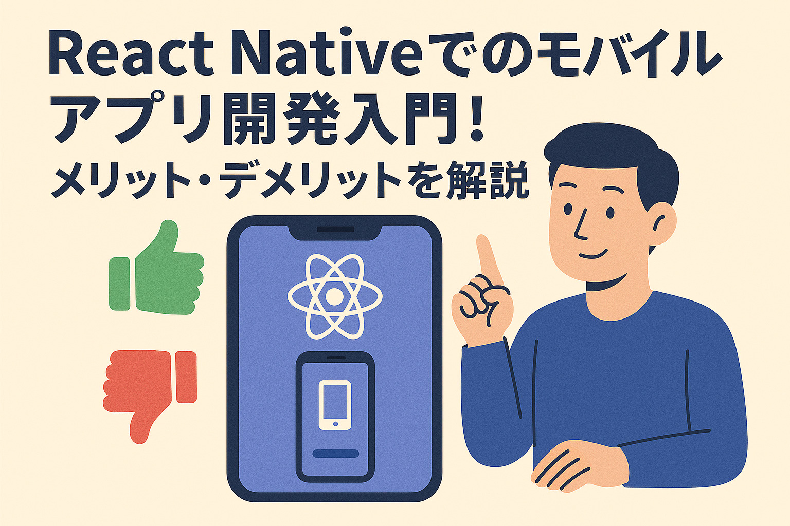 ReactNativeでのモバイルアプリ開発入門！メリット・デメリットを解説
