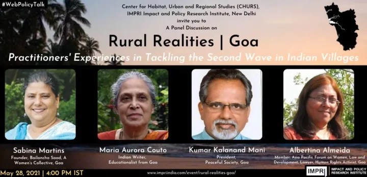 The State of Villages- #RuralRealities 23 Goa Panelists 3