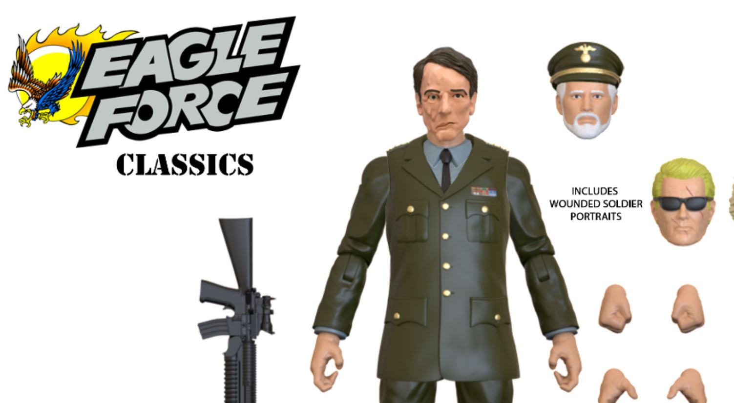 Celebrate 40 years of eagle force with 12 new classic 4" action figures!
