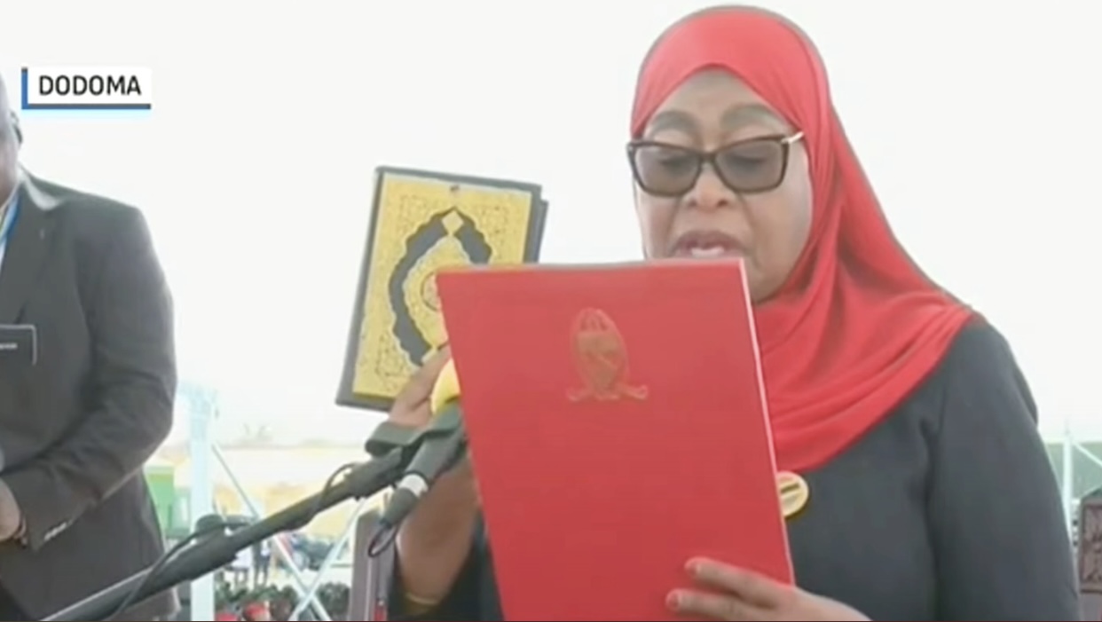 Rais wa Tanzania Samia Suluhu Hassan aapishwa