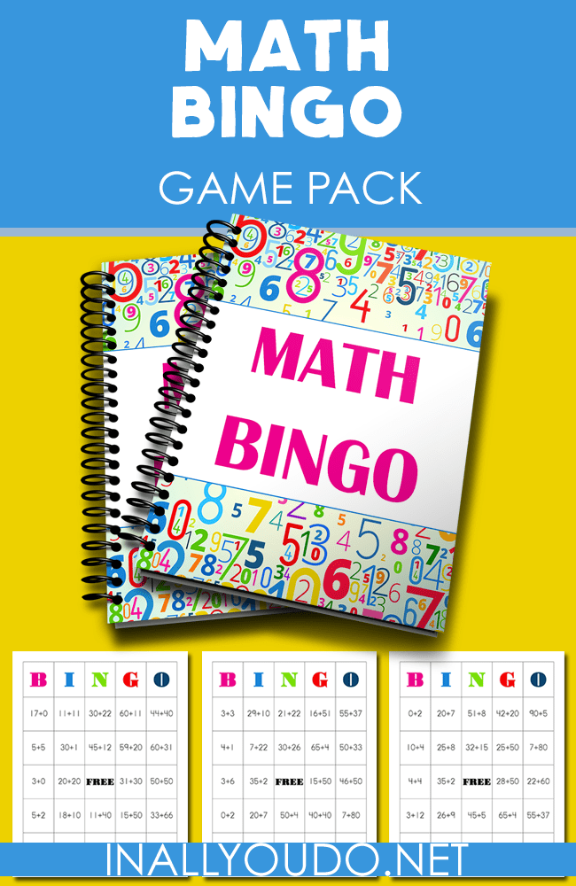 printable math bingo game pack in all you do