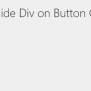 JQuery - Show/Hide Div On Button Click Using JQuery
