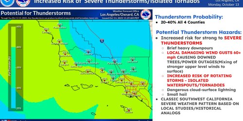 Evacuation Warnings Issued for Santa Barbara County Ahead of Major Storm
