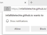 Sample Browser Notification Using Javascript Infallibletechie