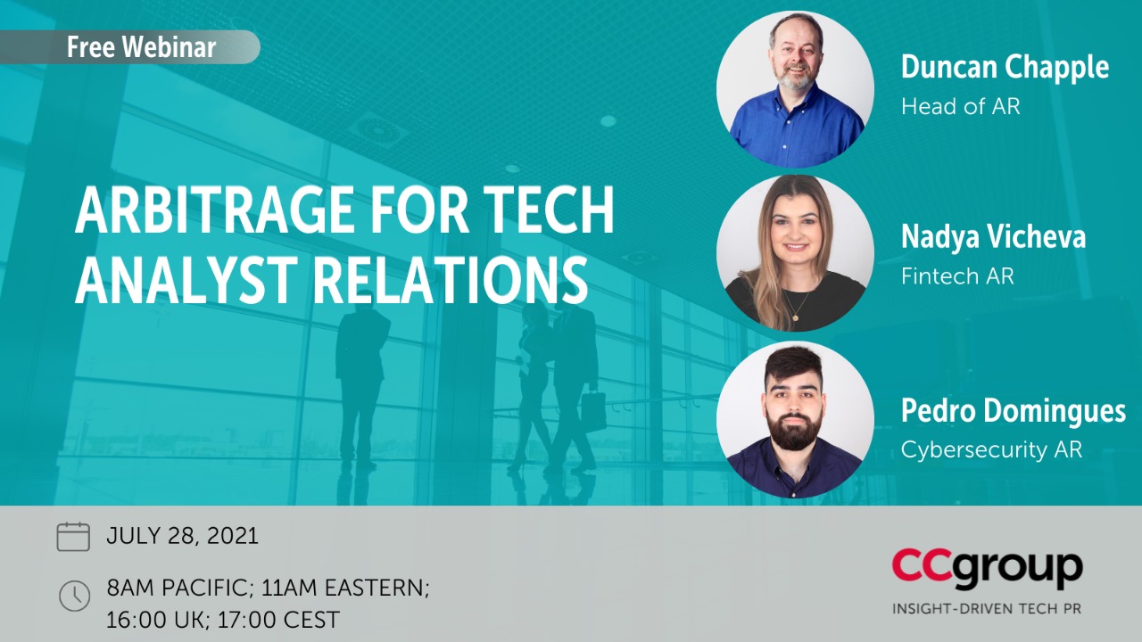 Arbitrage for Tech Analyst Relations