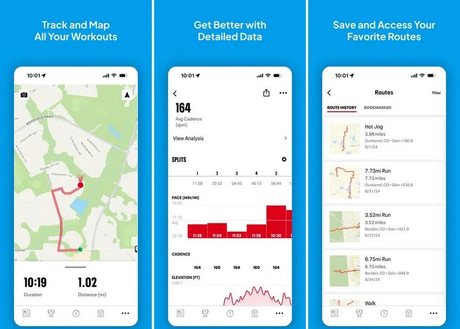 Les Meilleures De Running Pour IPhone Map My Run 