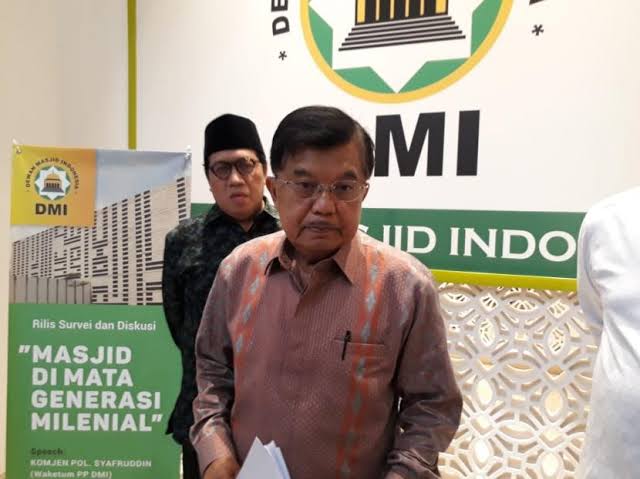 Ketua Umum Dewan Masjid Indonesia (DMI) HM Jusuf Kalla