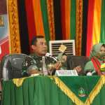 Pangdam IM Mayjen TNI Mohamad Hasan memberikan arahan saat melaksanakan kunjungan kerja ke Korem 011/Lilawangsa, Lhokseumawe