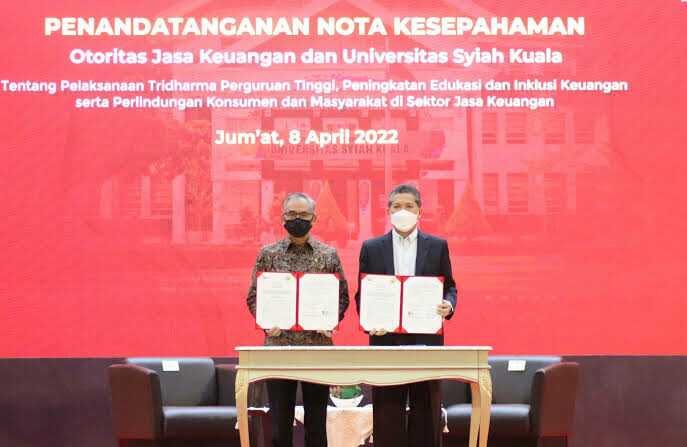 OJK dan USK Banda Aceh menjalin kerja sama literasi keuangan